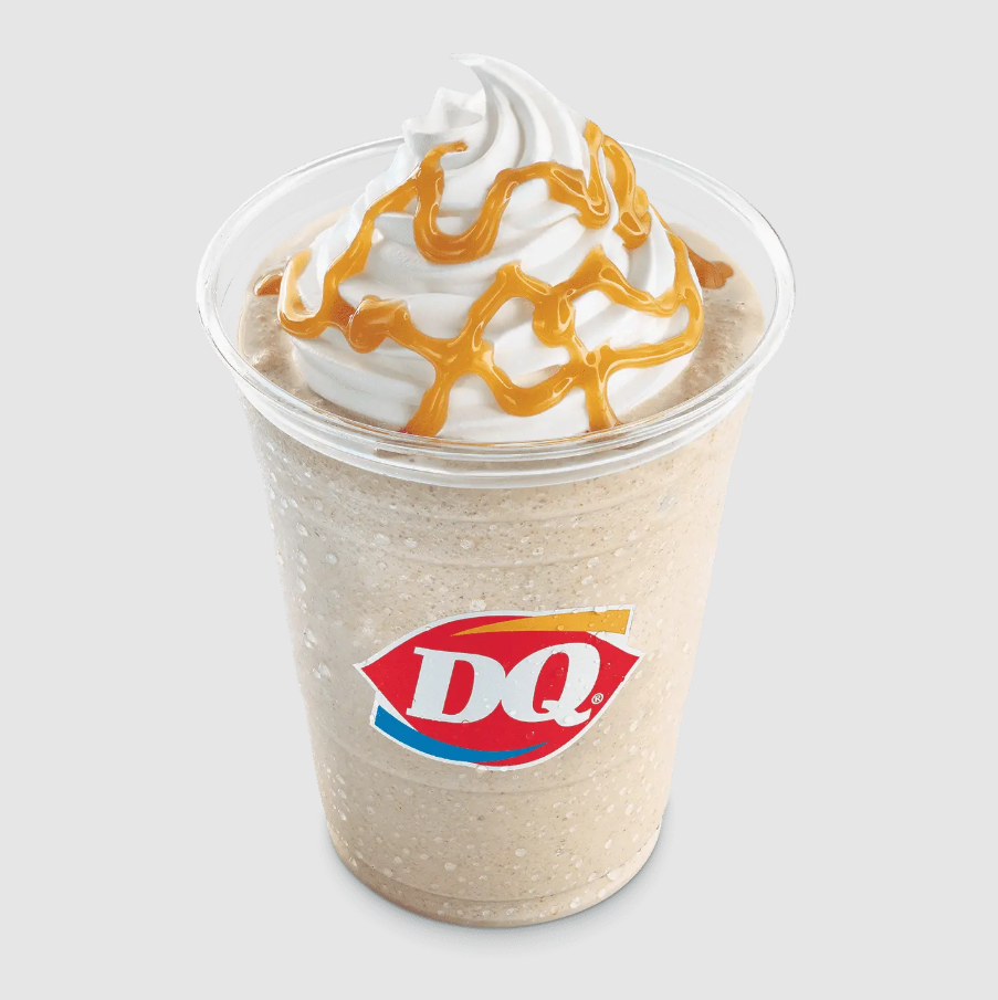 Dairy Queen Menu 2026 | DQ, Blizzard Treats, Cakes & Meals 77 Caramel MooLatté®
