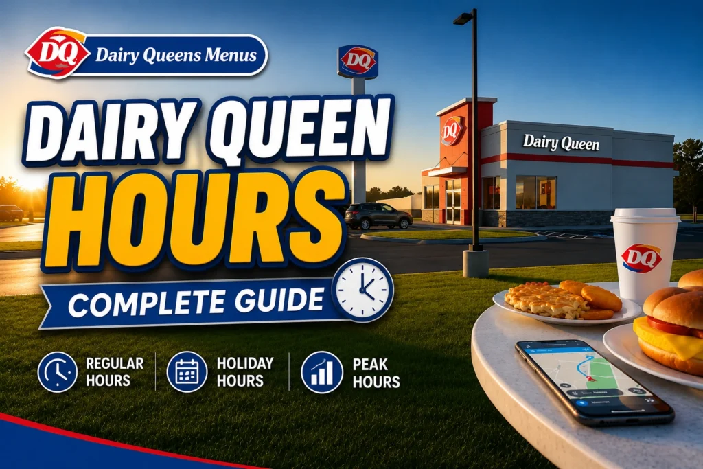 Dairy Queen Hours 2026 | DQ Opening Times, Closing Hours & Holiday Schedule 1 Dairy Queen Hours Complete Guide